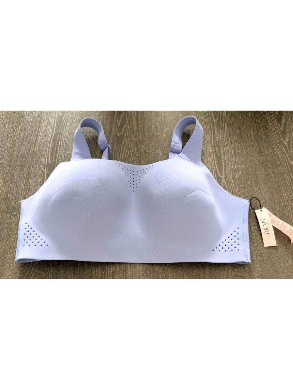 Victoria's Secret VSX Featherweight Max Periwinkle Sports Bra Size 40D